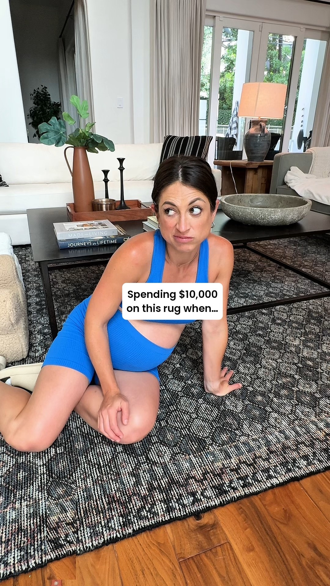 Stupid? Or is it slow? 🎵 I honestly wanted to pay more for this rug because I was worried the quality wouldn’t be there. WOW was I surprised!! This rug has to be the softest one I’ve ever felt and it was only $300 for an 8 x 10. Perfect for your family room! #rugs #livingroom 

#LTKHome #LTKFamily