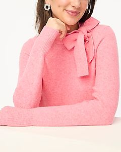 Bow sweater in extra-soft yarn | J.Crew Factory