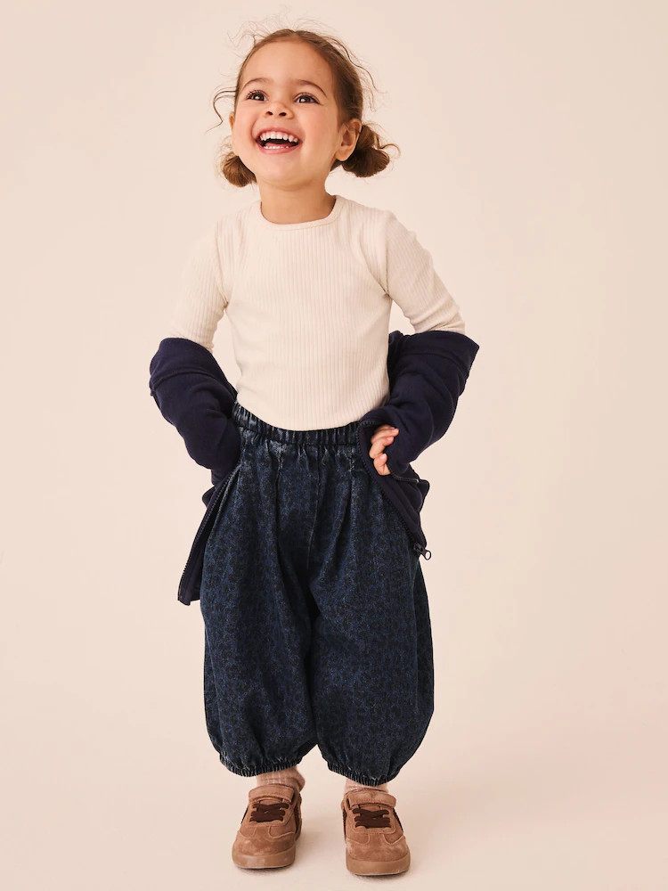 Animal Print Baggy Jeans (3mths-7yrs) | Next AU