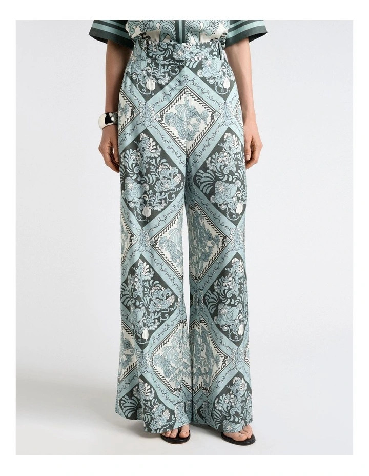 Ornate Tile Wide Leg Pant | Myer