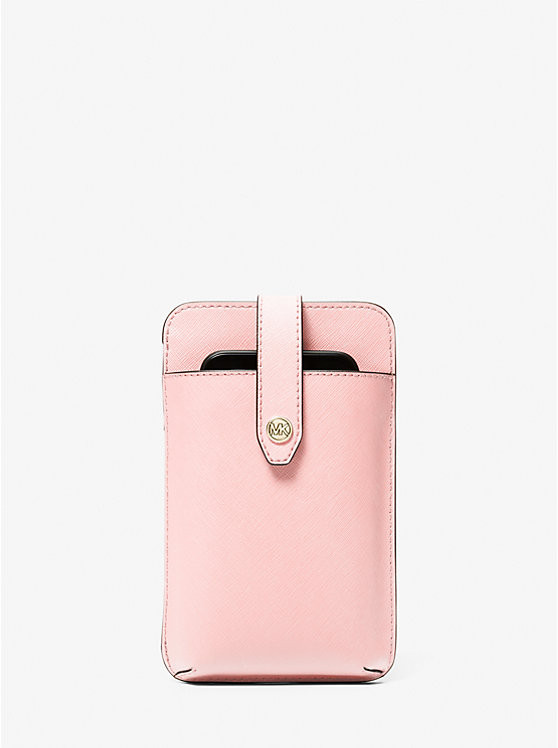 Saffiano Leather Smartphone Crossbody Bag | Michael Kors CA