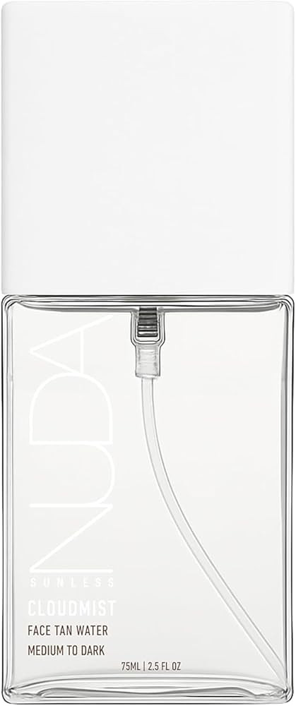 Nuda CloudMist, Medium to Dark | Lightweight Hydrating Face Tan Mist | Made with Aloe Vera and Wh... | Amazon (US)