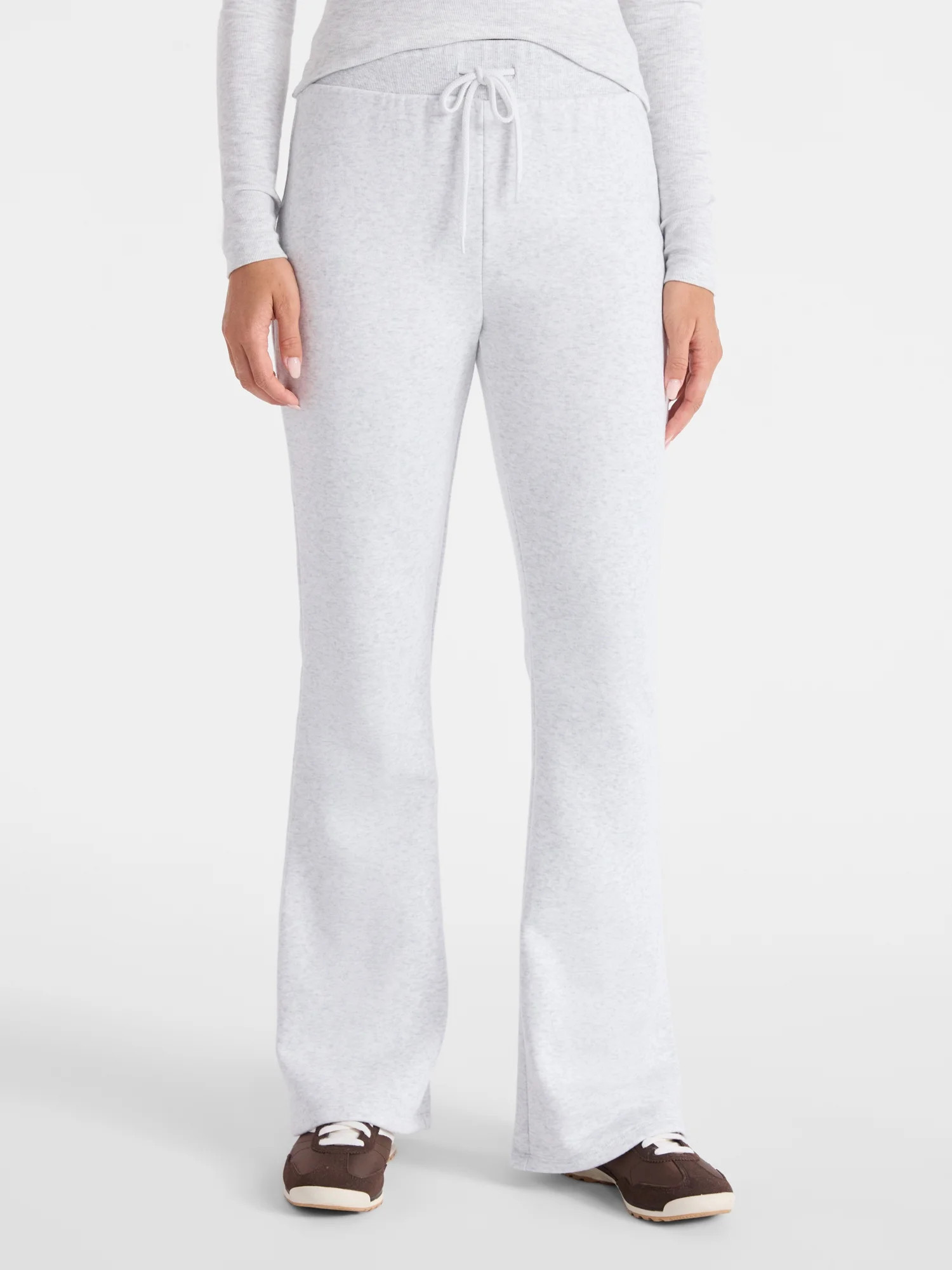 No Boundaries Fleece Flare Pants, 31.5” Inseam, Women’s | Walmart (US)