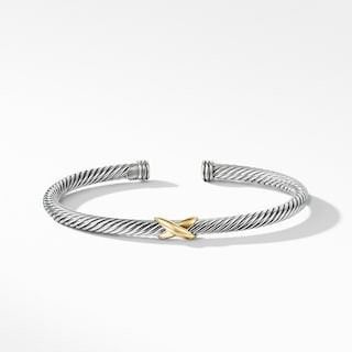 X Bracelet with Gold | David Yurman