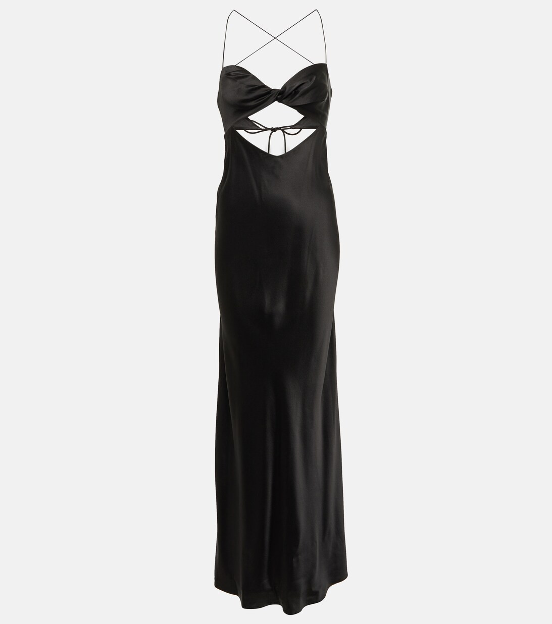 Cutout silk gown | Mytheresa (UK)