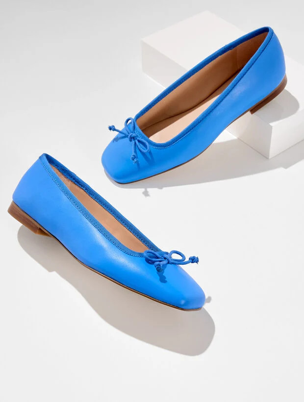 Carrington Quilted Nappa Ballet Flats | Talbots