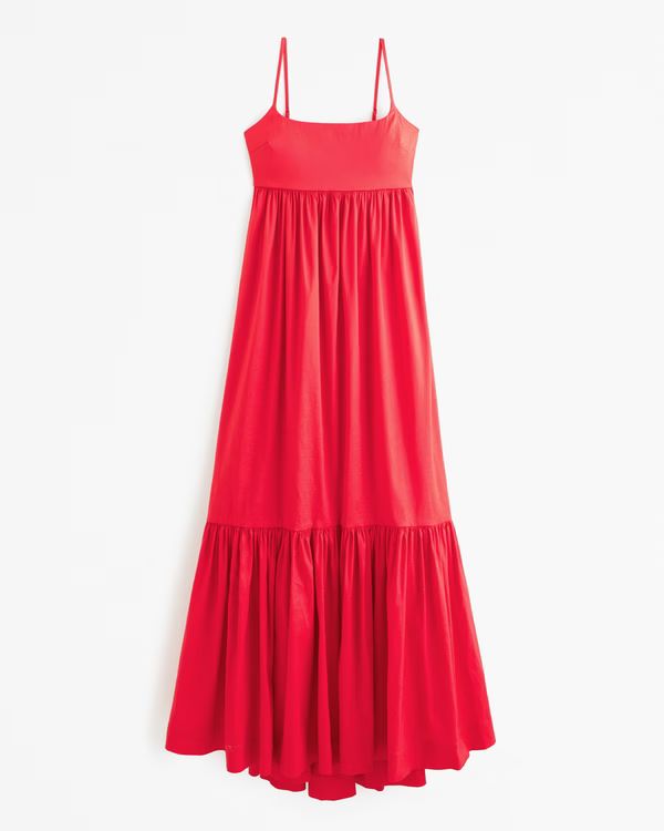Drama Skirt Bow-Back Gown | Abercrombie & Fitch (US)