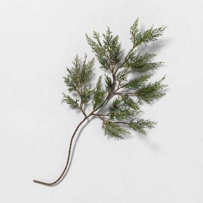 34" Faux Cedar Branch Stem - Hearth & Hand™ with Magnolia | Target