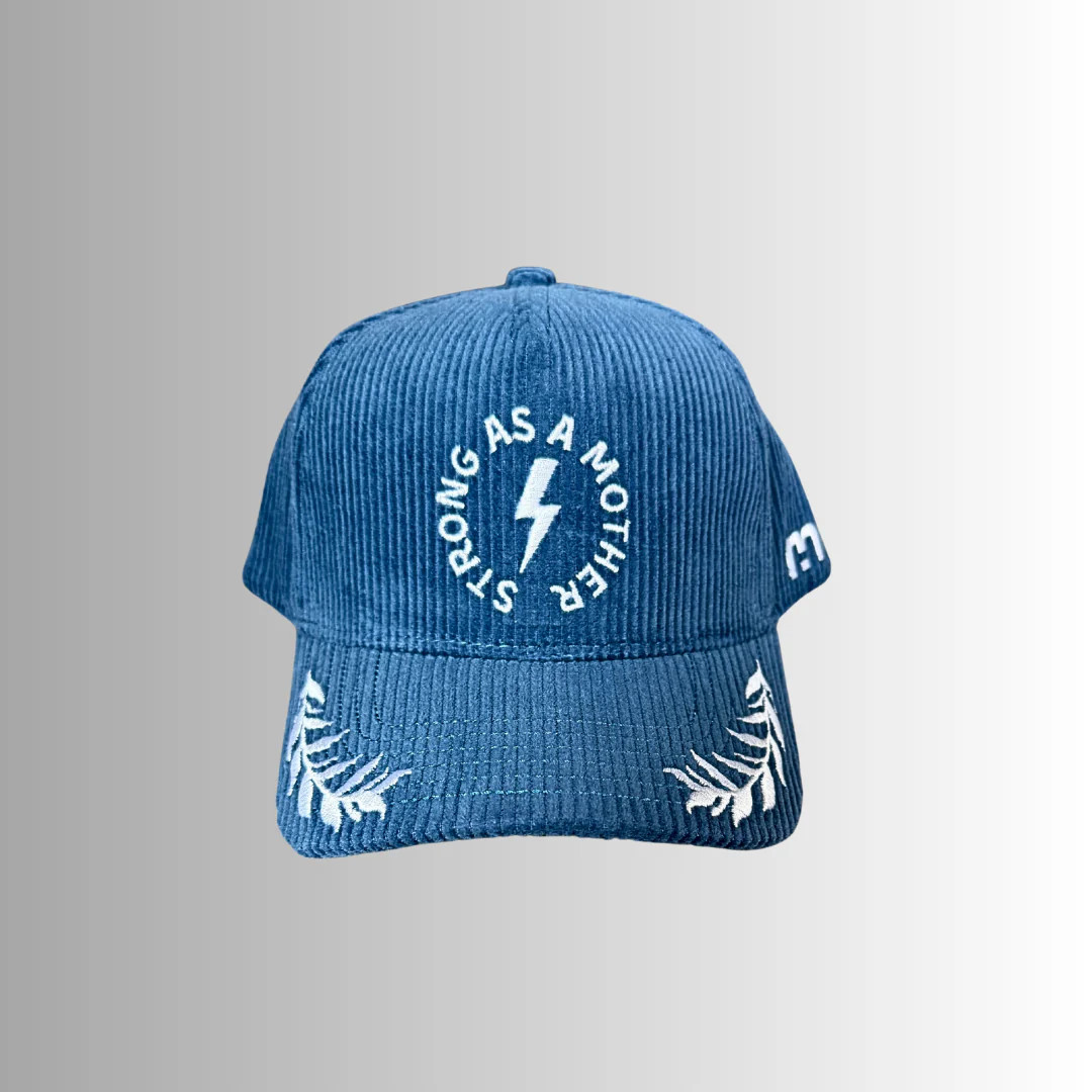 Strong as a mother® Corduroy Hat - Blue | Mother Hats