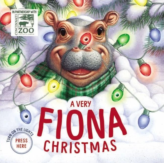 A Fiona the Hippo Book: A Very Fiona Christmas (Board book) - Walmart.com | Walmart (US)