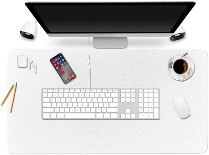 Desk Pad Protector Office Desk Mat, BUBM Waterproof PU Leather Desk Writing Mat Laptop Large Mous... | Amazon (US)