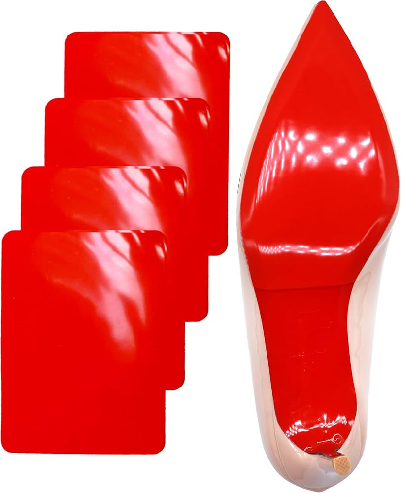 Red Bottom Shoe Protector Compatible with Christian Louboutin Shoes,Self-Adhesive Sole Guard to P... | Amazon (US)