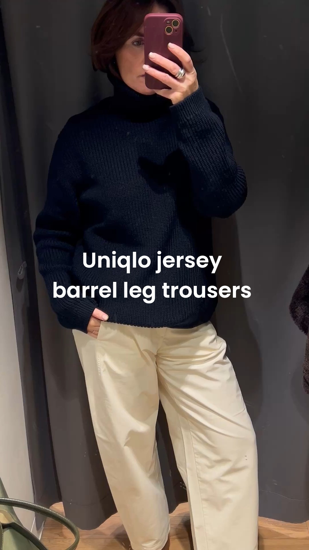 Are these trousers worth the hype, totally! 
Wearing a size medium but as a UK 12 I’d go for a small for a more fitted waist. These are the Regular length 
Uniqlo barrel leg trousers, Uniqlo, workwear trousers, casual trousers, wfh outfits, wfh mom

#LTKworkwear #LTKwinter #LTKuk