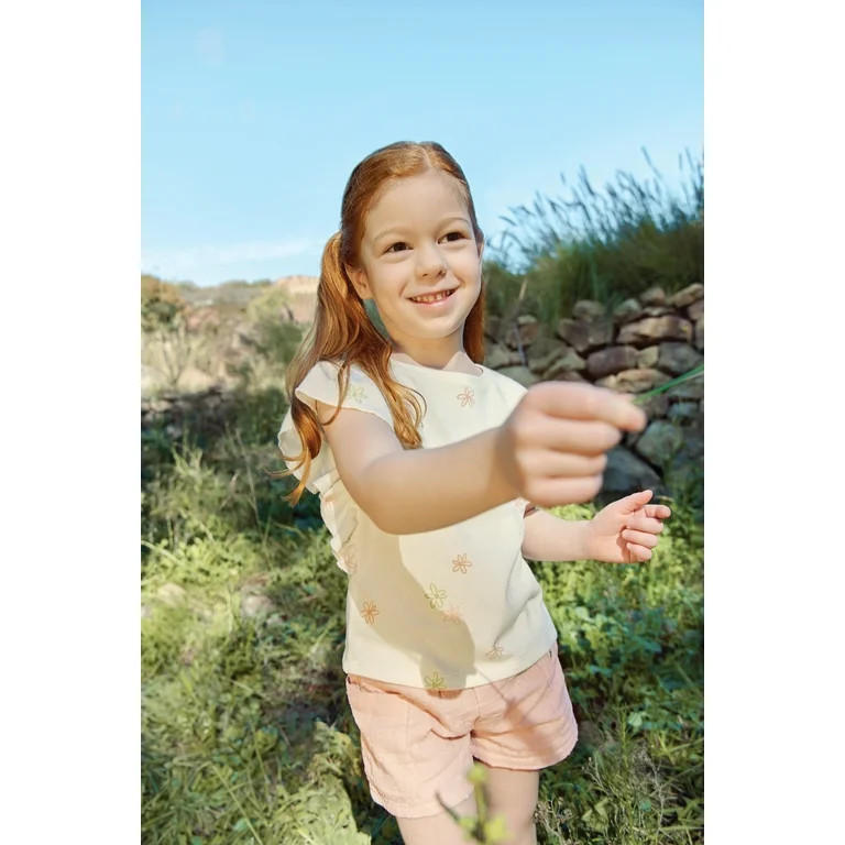 easy-peasy Toddler Girl Swiss Dot Short, Sizes 18M-5T | Walmart (US)