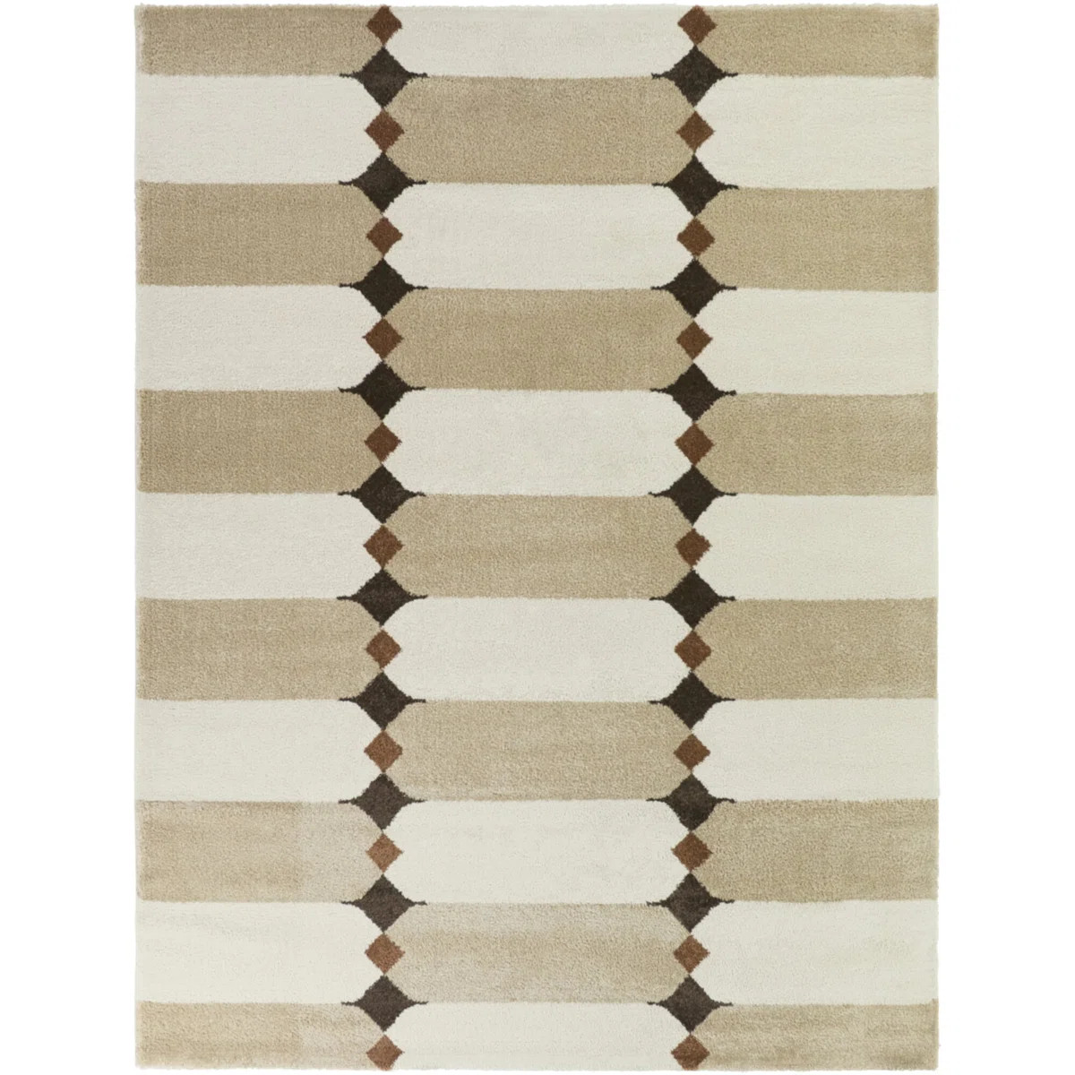 Cagnie Cream/Beige Southwest Modern Area Rug | Wayfair North America