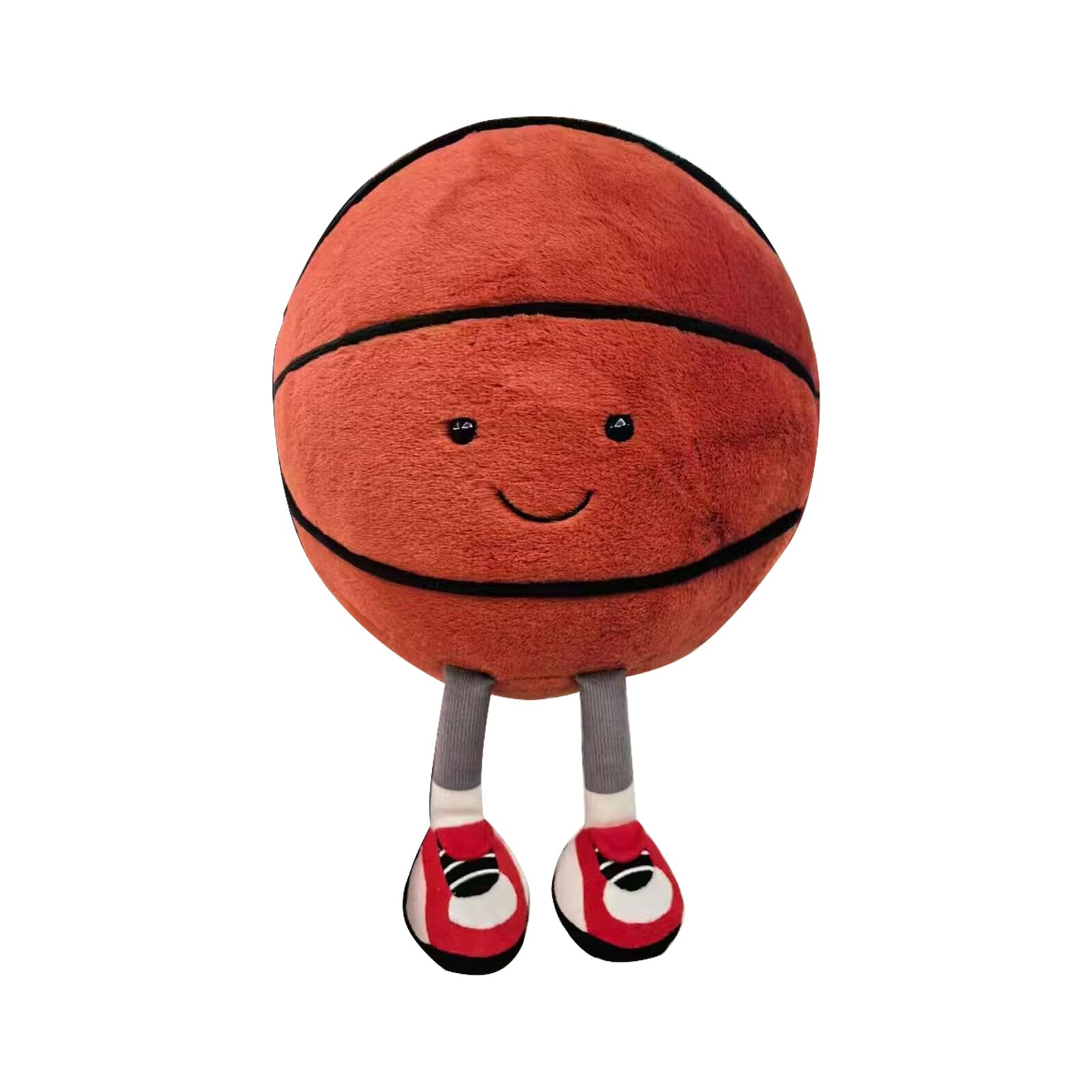 Cute Basketball Stuffed Animal Funny Basketball Gift, Soft Ball Plush with Legs Adorable Sports T... | Amazon (US)