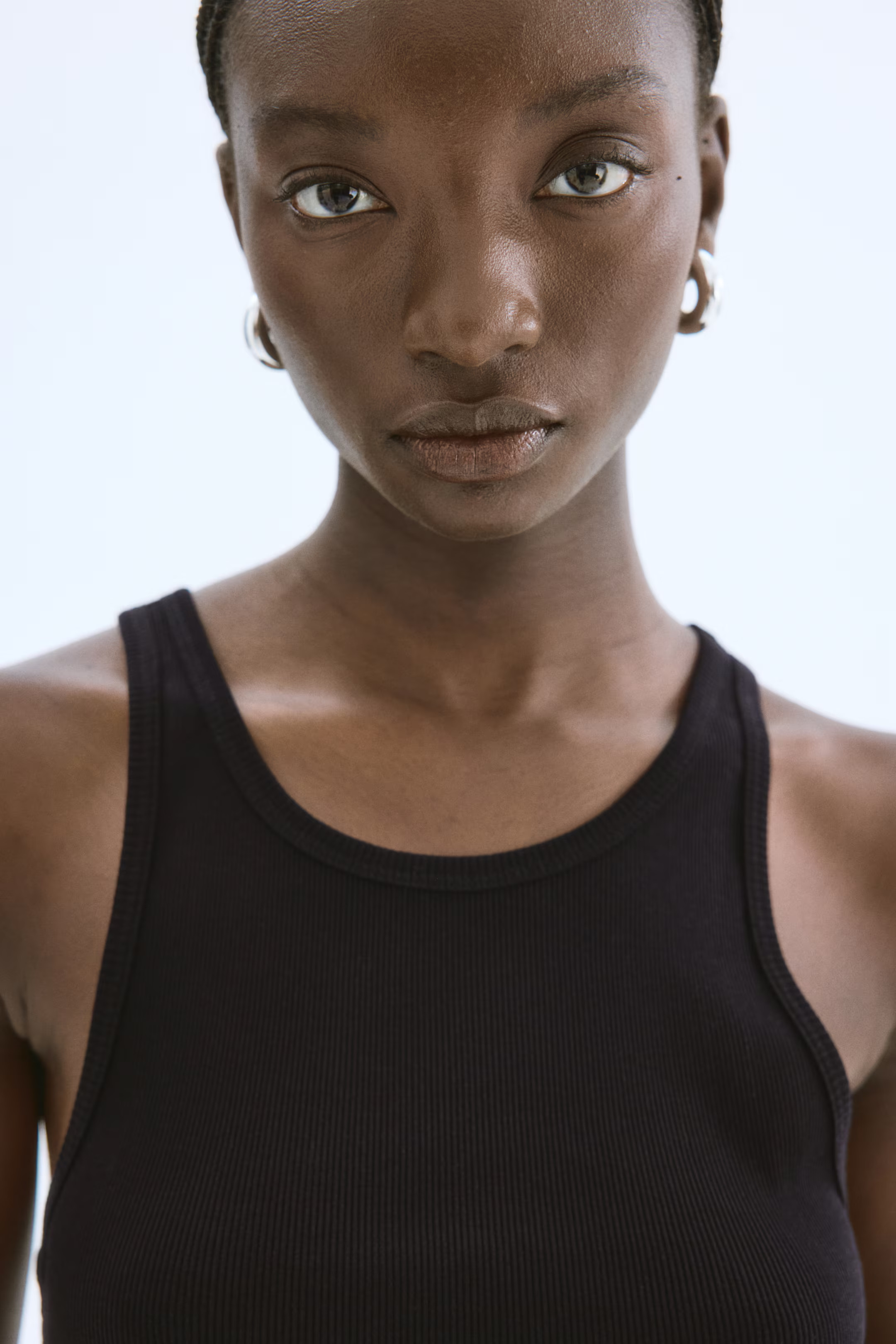 Ribbed silk-blend vest top | H&M (UK, MY, IN, SG, PH, TW, HK)