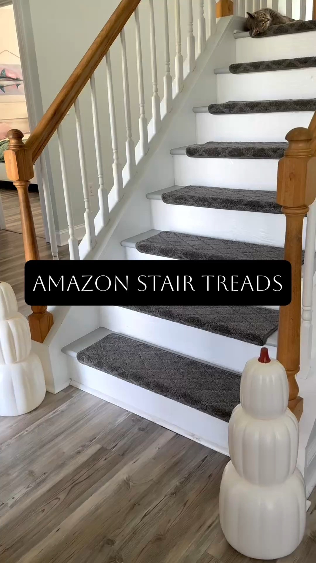 Amazon Stair Treads, kitty approved! Our Frankie girl just loves them! 😻
#ltkpets #amazonhome

#LTKHome