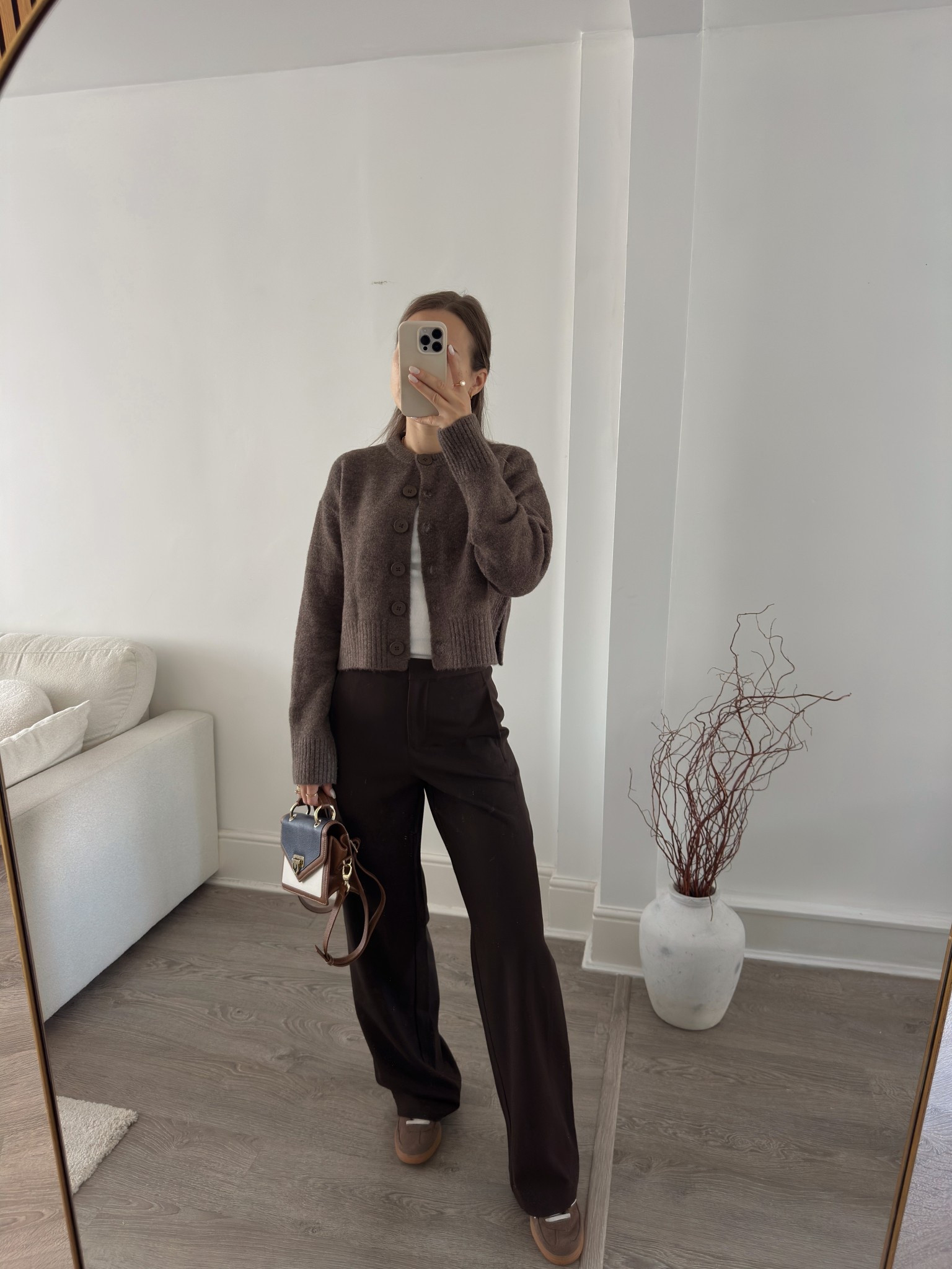 Brown on brown 🤎 simple, casual, and perfect for autumn 

Cardigan outfit, casual style, simple style, brown trousers 

#LTKeurope #LTKautumn #LTKuk