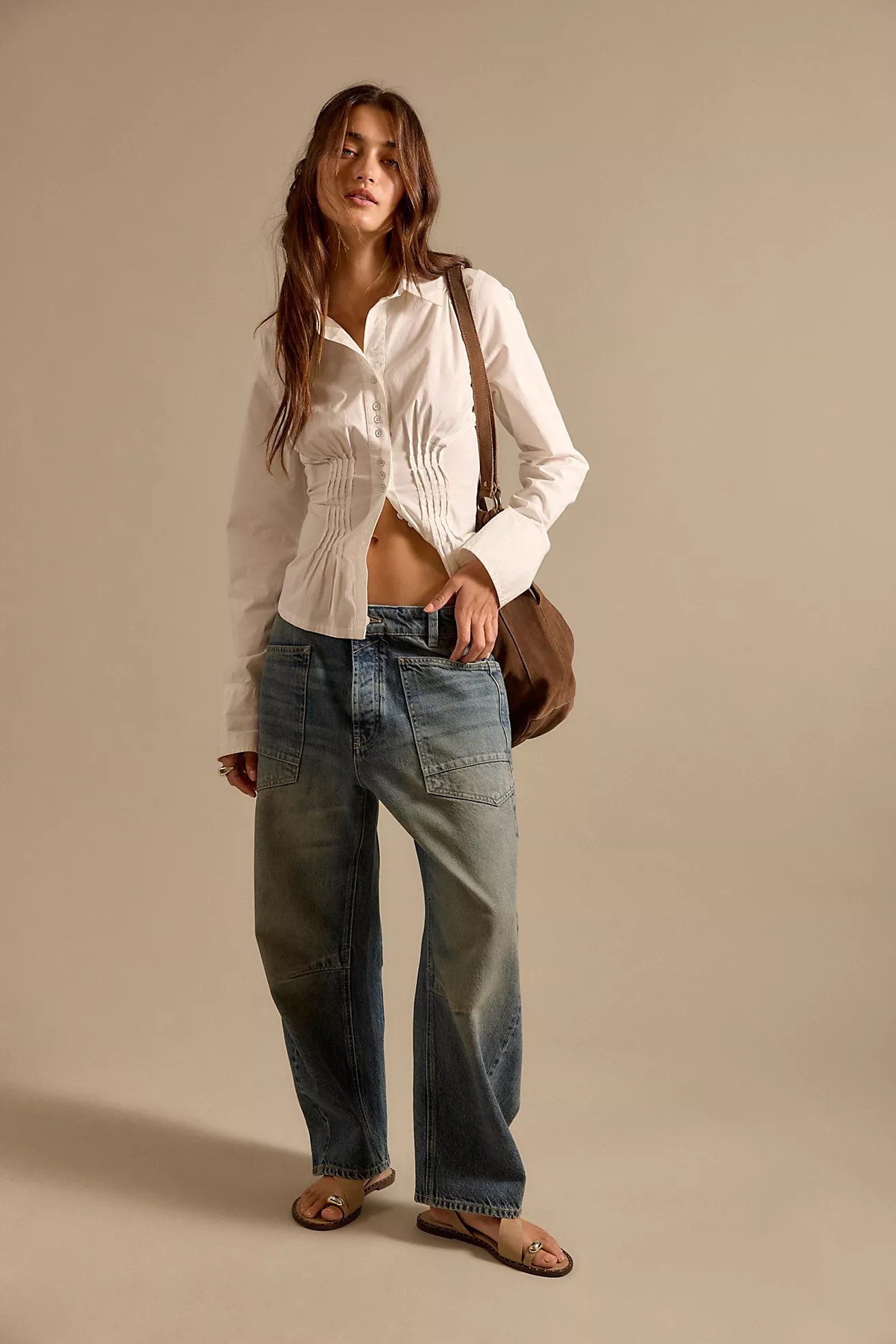We The Free Minimalist Moxie Barrel Jeans | Free People (Global - UK&FR Excluded)
