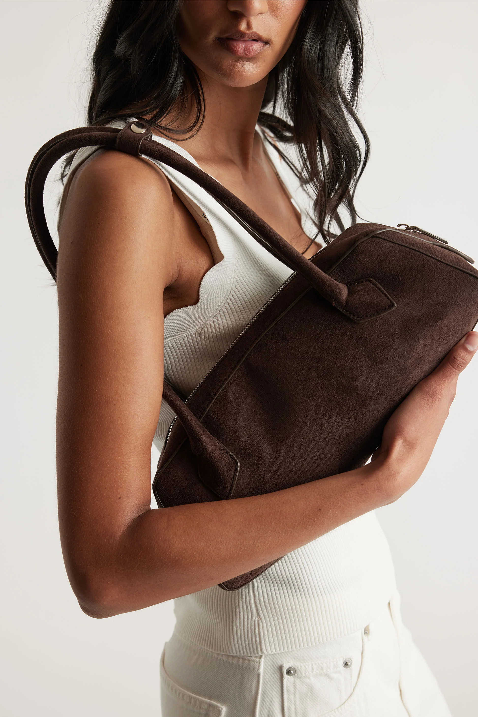 Charlie East West Bag - Chocolate | DECJUBA