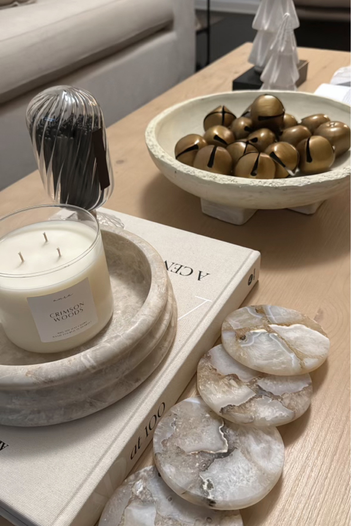 Christmas coffee table styling 

#LTKhome #LTKfindsunder100 #LTKSeasonal