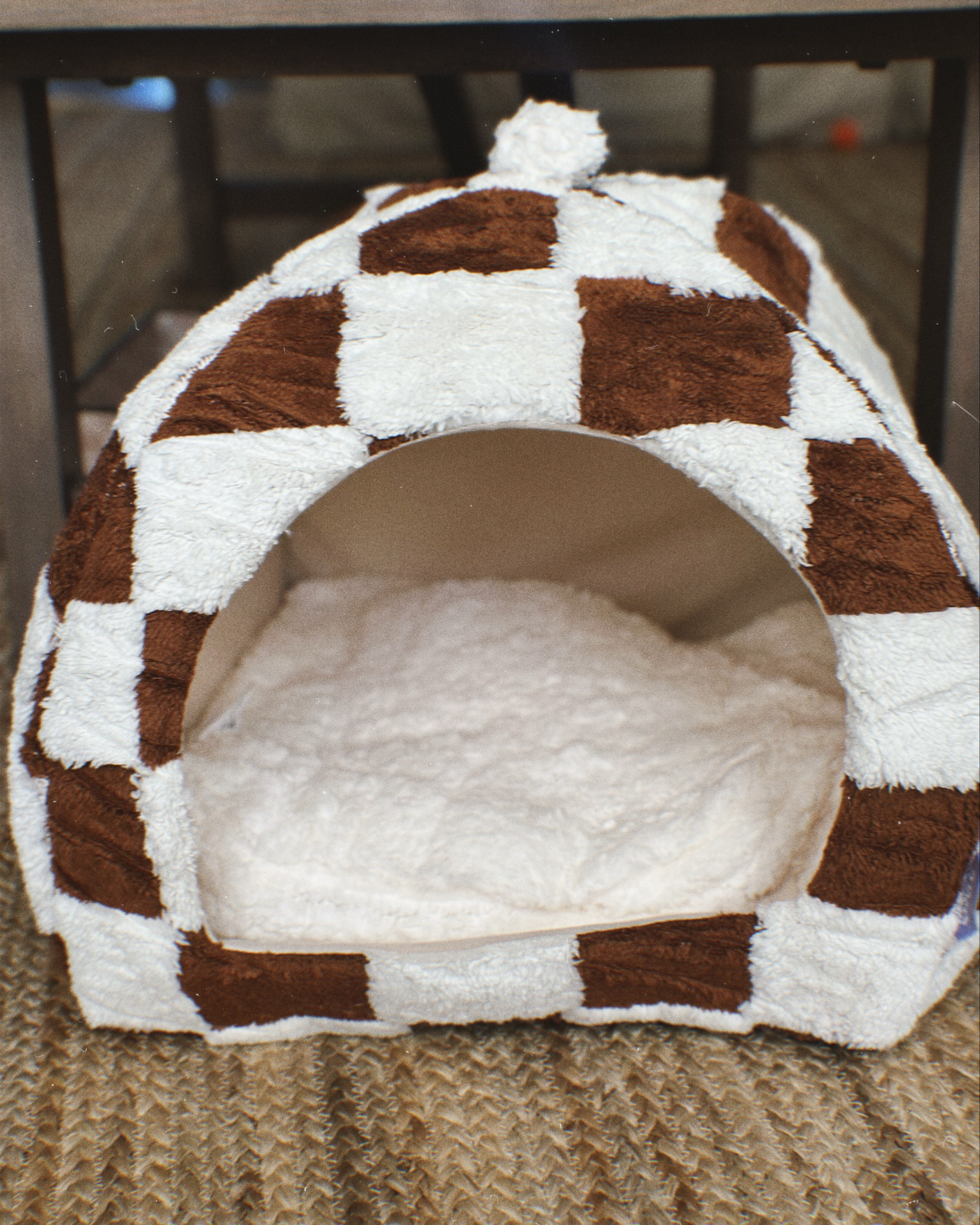 Cutest cat bed I just got 🤎 #cats #catbed

#LTKPets #LTKHome #LTKStyleTip
