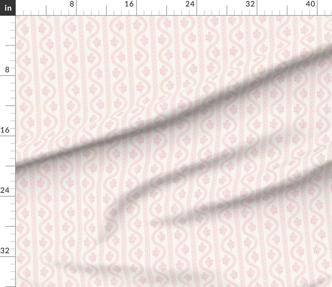 Fabric in Abigail Dot Rose | Spoonflower