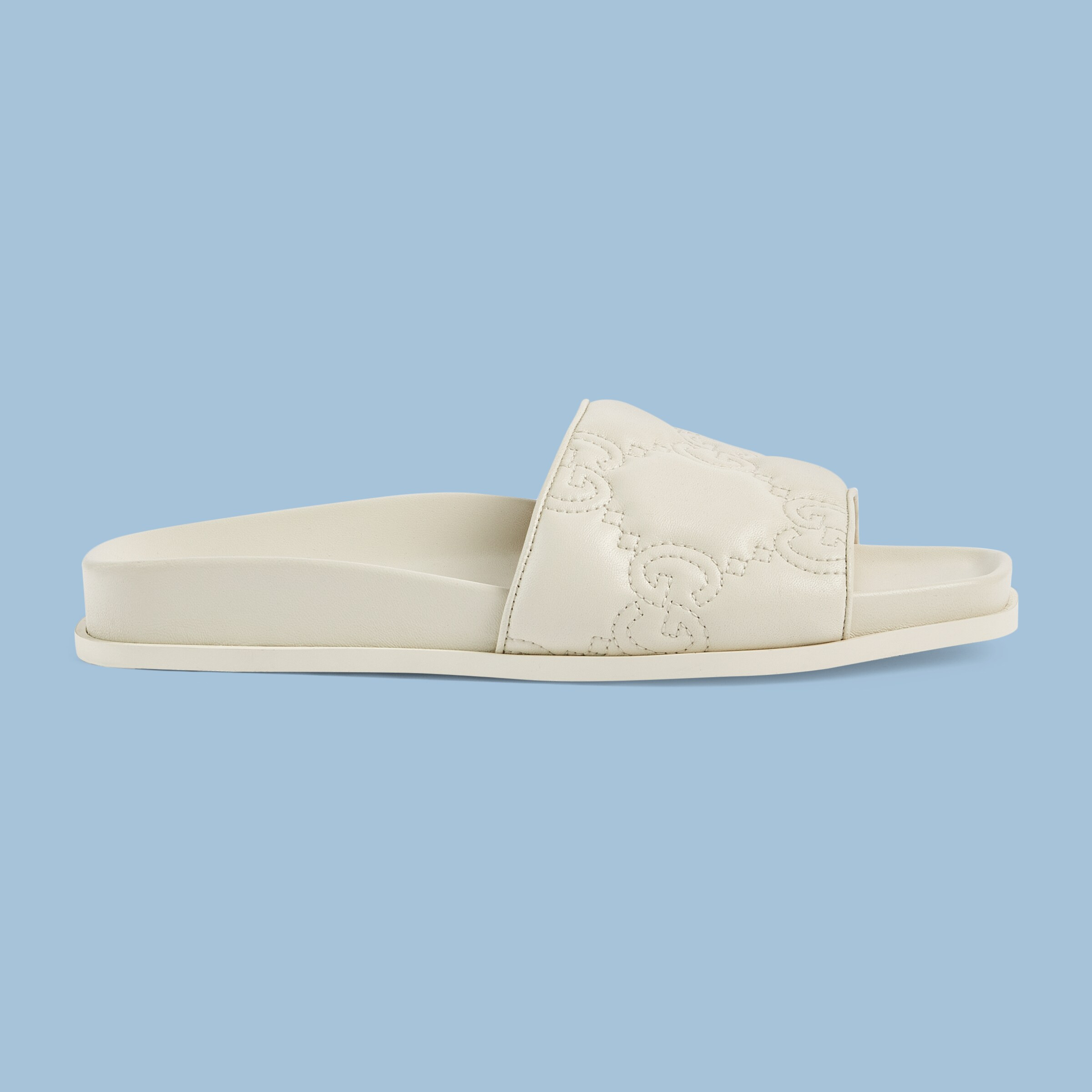 Gucci Women's GG Matelassé slide sandal | Gucci (US)