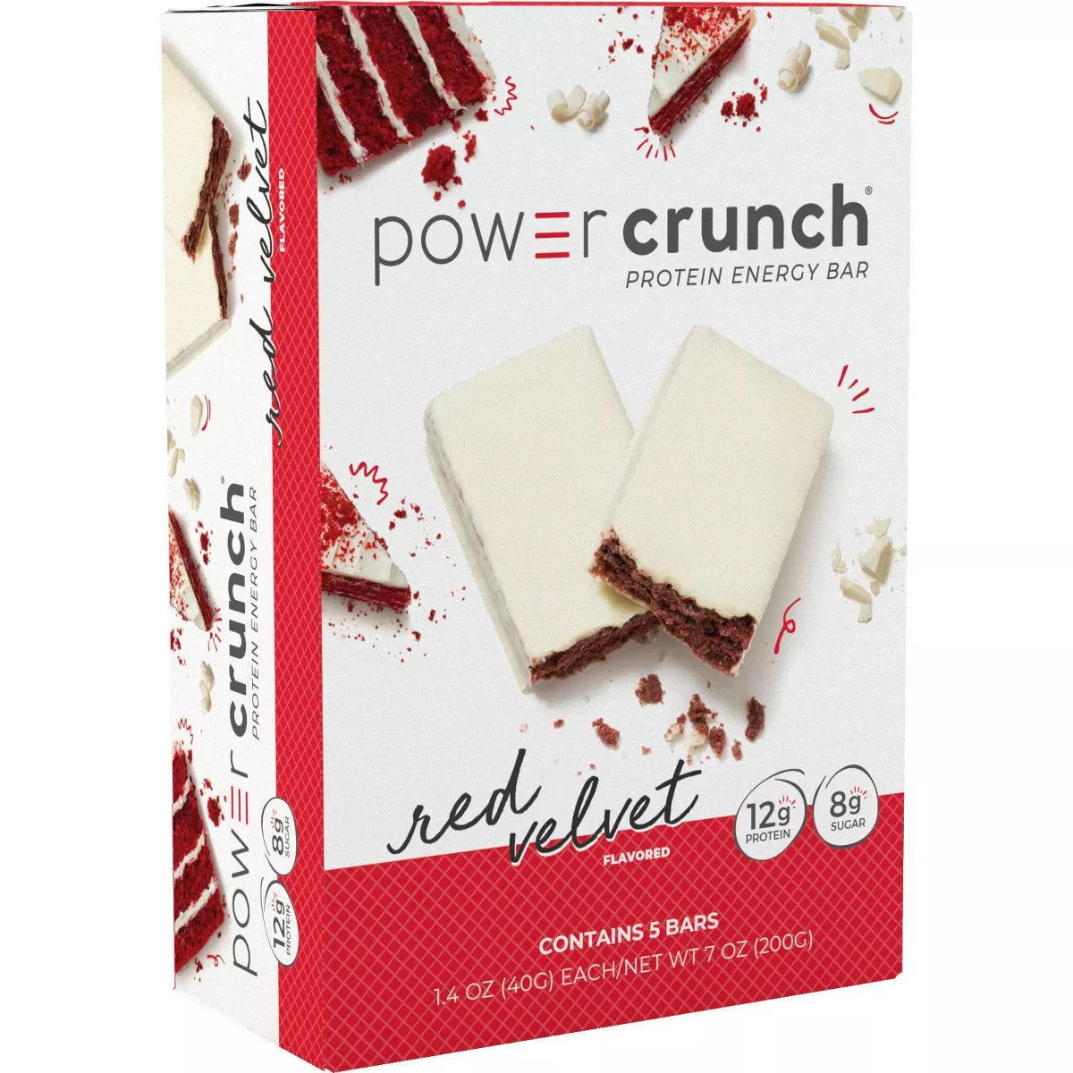 Power Crunch Red Velvet Wafer Protein Energy Bar - 7oz/5pk | Target