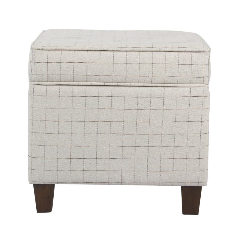 HomePop Square Ottoman with Lift Off Top, Multiple Colors | Walmart (US)