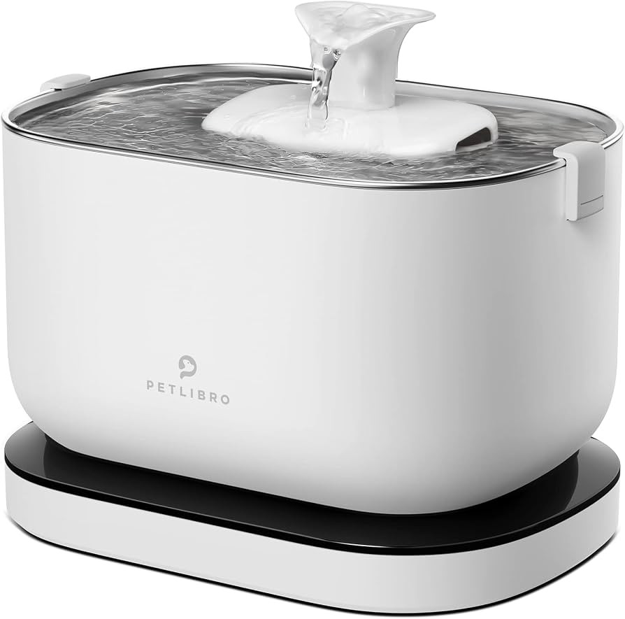 PETLIBRO Battery Operated Cat Water Fountain, 2.5L/84oz Dockstream Wireless Pet Water Fountain fo... | Amazon (US)
