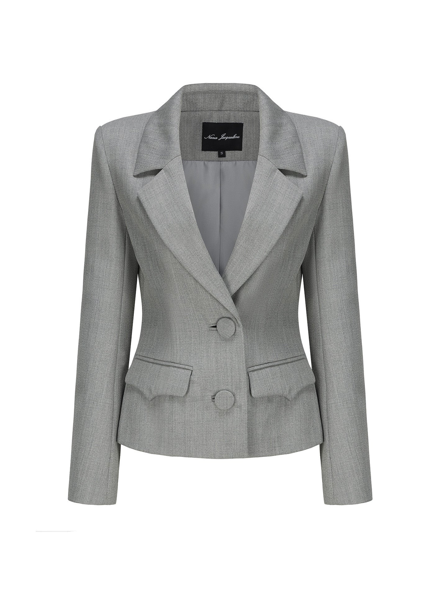 Amelie Blazer (Grey) (Final Sale) | Nana Jacqueline