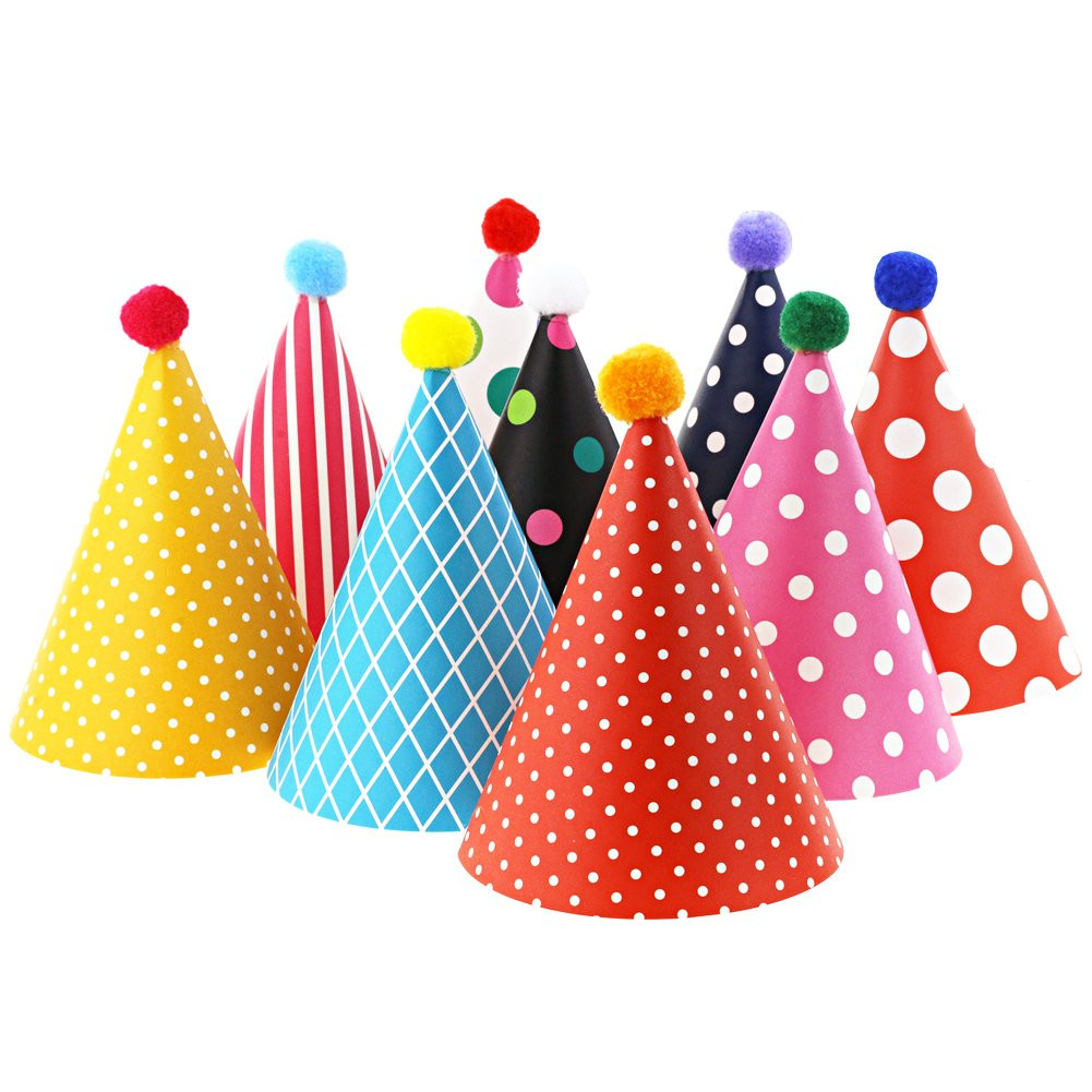 Mini Kids Birthday Party Hats, Assorted, DIY Assembly Required | Amazon (US)