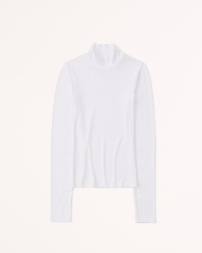 Long-Sleeve Mockneck Top | Abercrombie & Fitch (US)