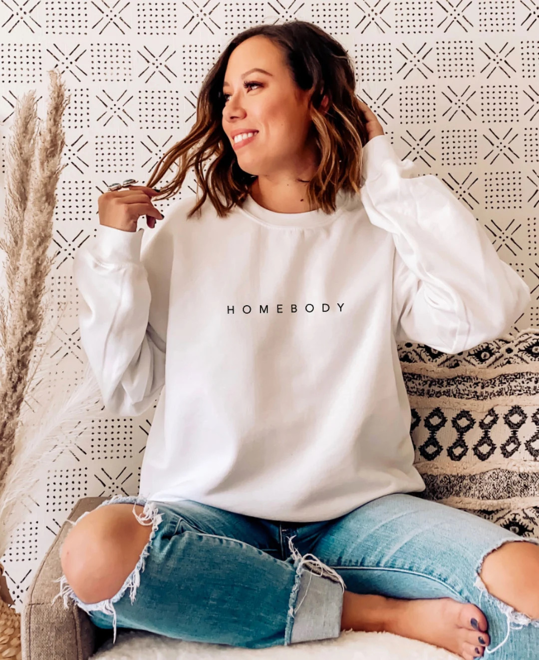 Homebody Sweatshirt Homebody Crewneck Gift for Homebody - Etsy | Etsy (US)