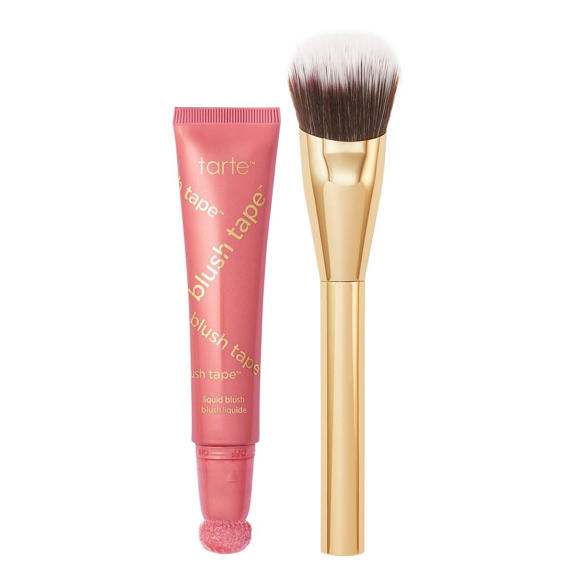 tarte Blush Tape Satin Blush with Brush - 23358414 | HSN | HSN