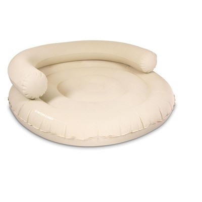 Swimline Cloud Oxford Fabric Inflatable Swimming Pool Island Chaise Float - 60" - Beige | Target