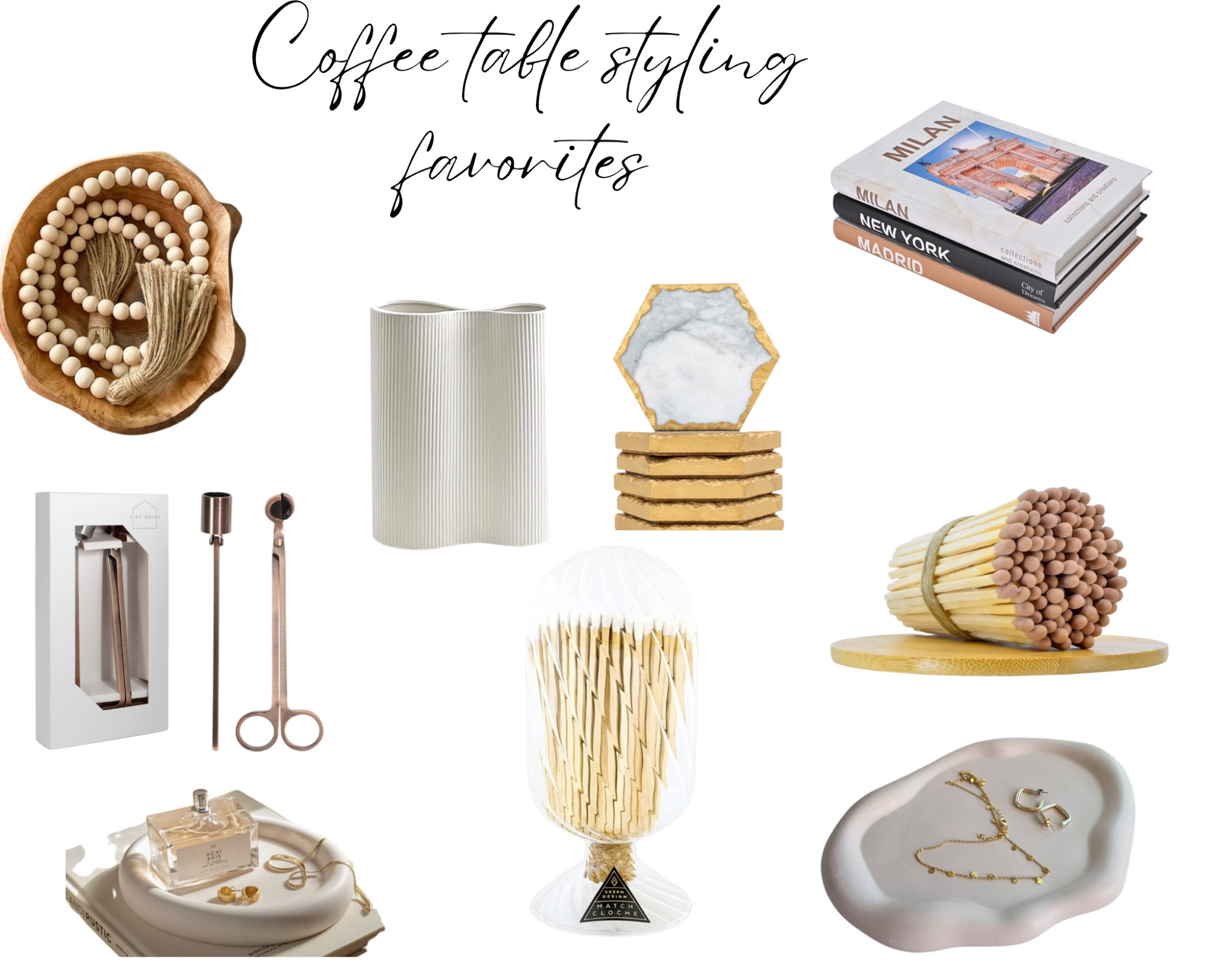 Coffee table styling favorites 

#LTKhome