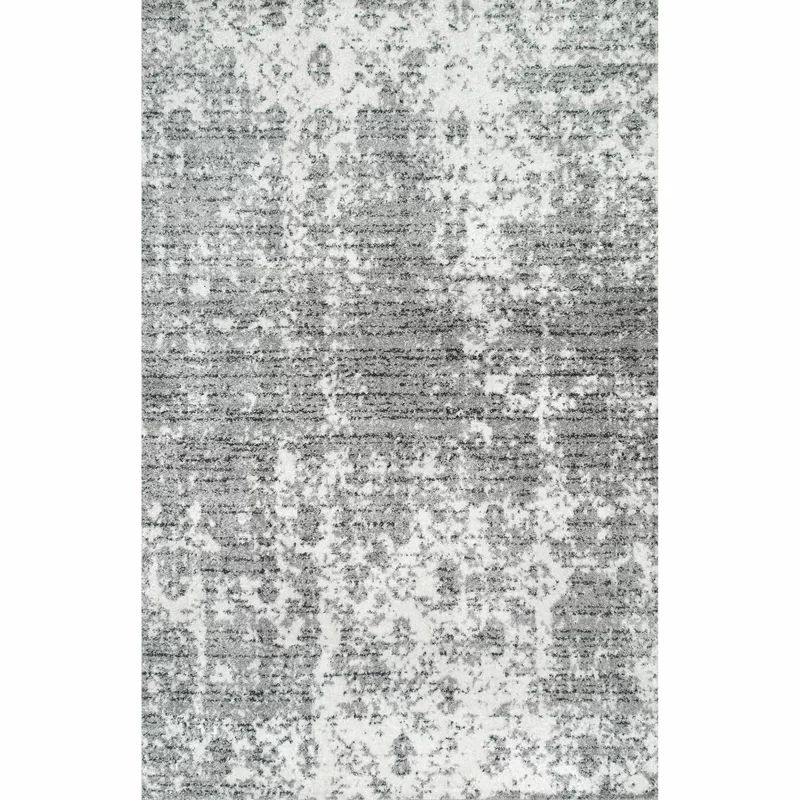 Bloom Cool Gray/Dark Gray/Ivory Area Rug | Wayfair North America