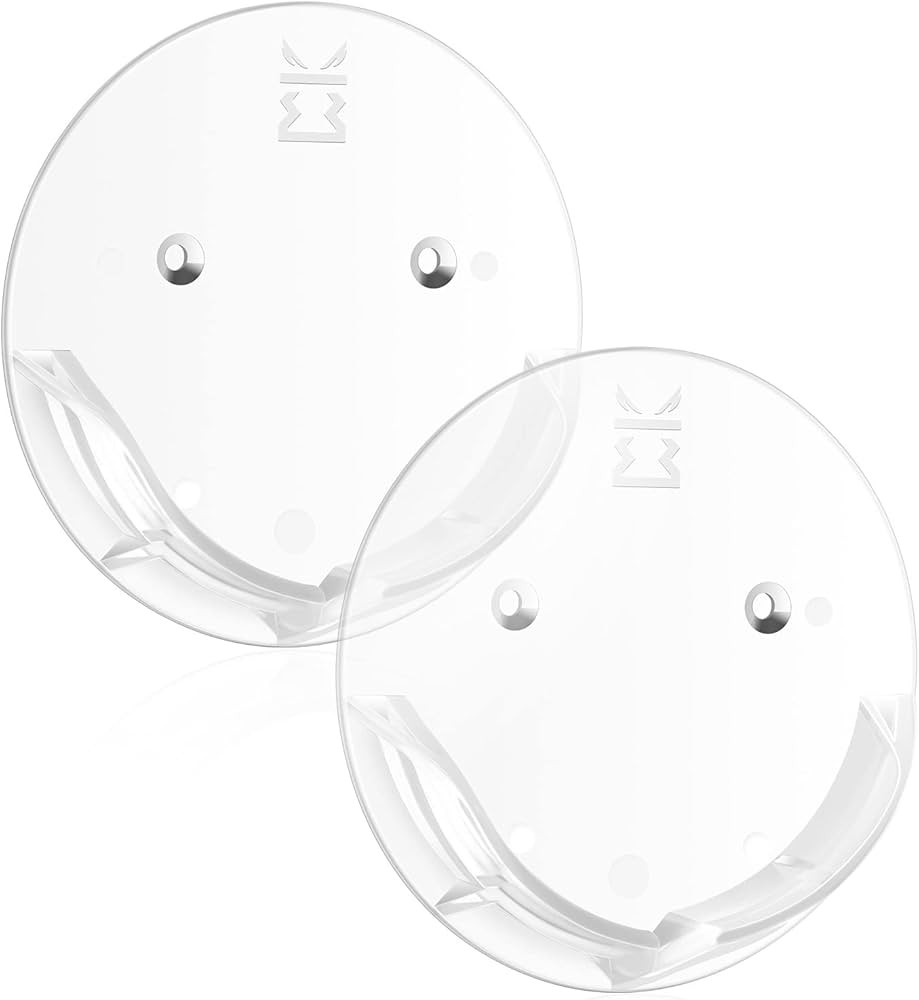 Shower Curtain Rod Holders for Wall – Adhesive Bathroom Tension Rod Retainer with Deeper Bracke... | Amazon (US)