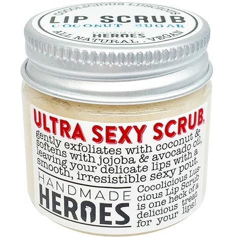 All Natural, Vegan Conditioning Coconut Lip Scrub - Gentle Exfoliation, Lip Polish & Lip Exfoliat... | Amazon (US)