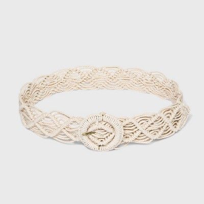 Women's Macramé Belt - Universal Thread™ | Target