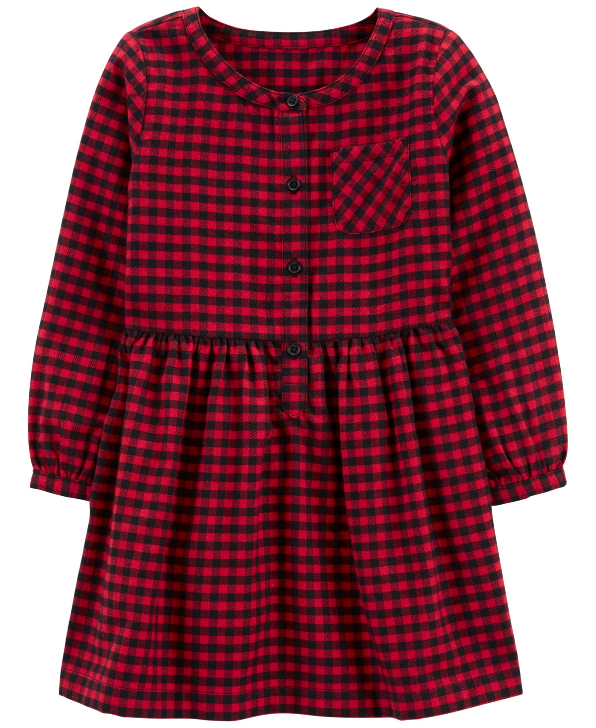 Carter's Toddler Girls Plaid Shirt Dress | Macys (US)