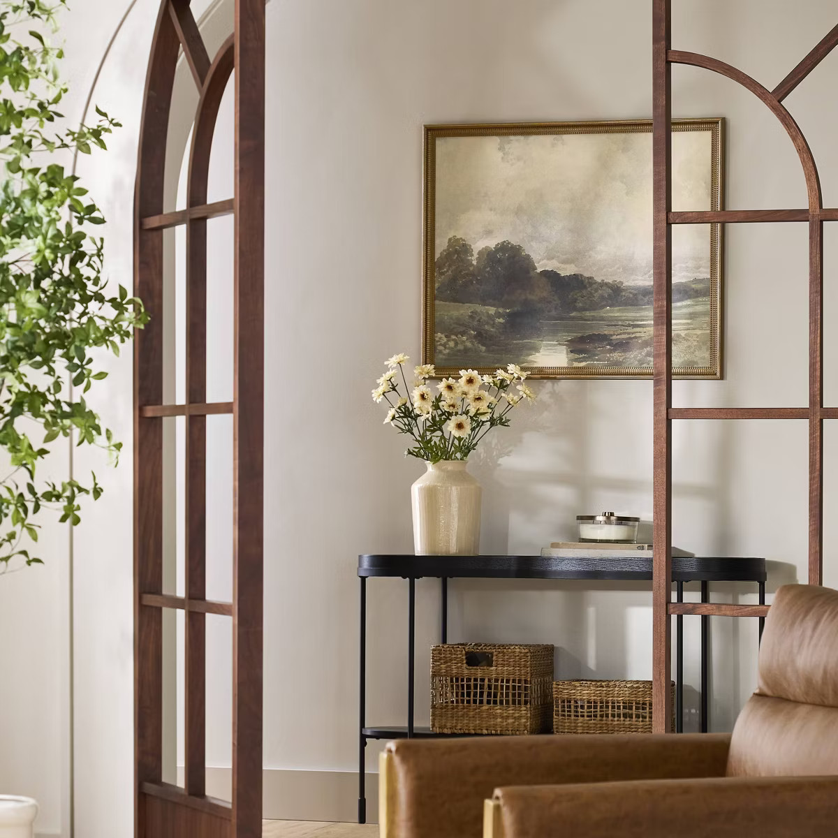 25" Faux Cream Daisy Flower Stem - Hearth & Hand™ with Magnolia | Target