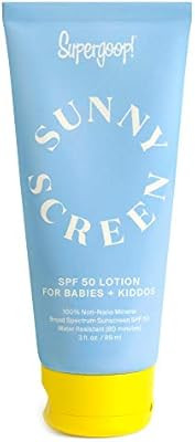 Supergoop! Sunnyscreen 100% Mineral Lotion SPF 50, 3.0 fl oz - Face & Body Sunscreen for Babies &... | Amazon (US)