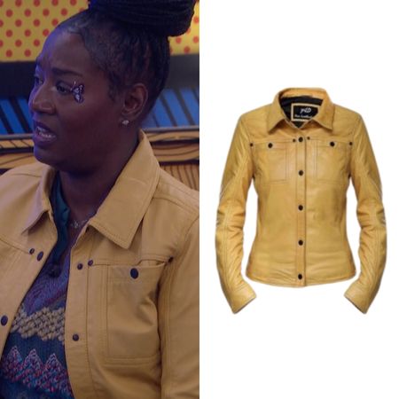BIG BROTHER 25 - CIRIE - Yellow Leather Shacket ☀️