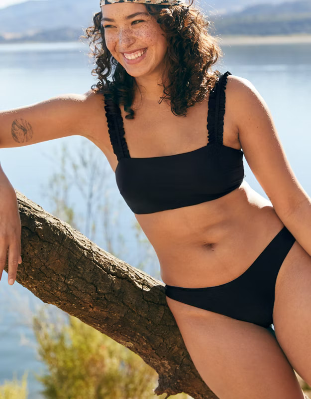 Aerie Super High Cut Cheekiest Bikini Bottom | American Eagle Outfitters (US & CA)