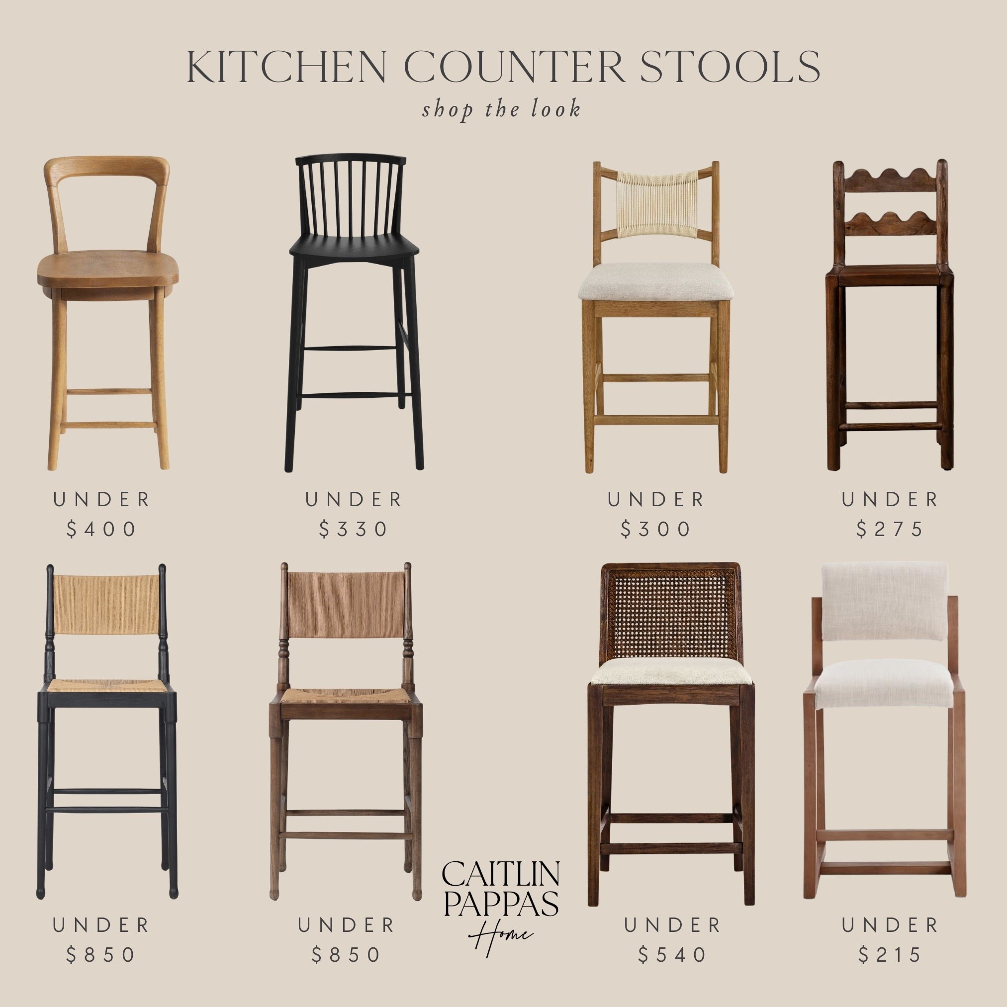 Kitchen counter stools at all price points! 😍 

#LTKHome