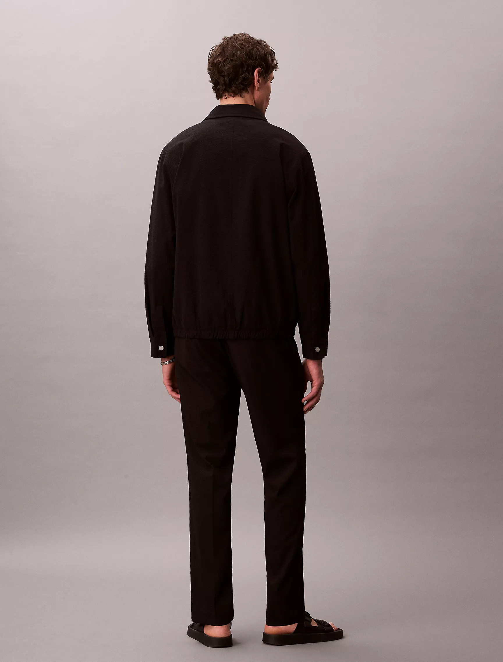 Seersucker Straight Pants | Calvin Klein | Calvin Klein (US)
